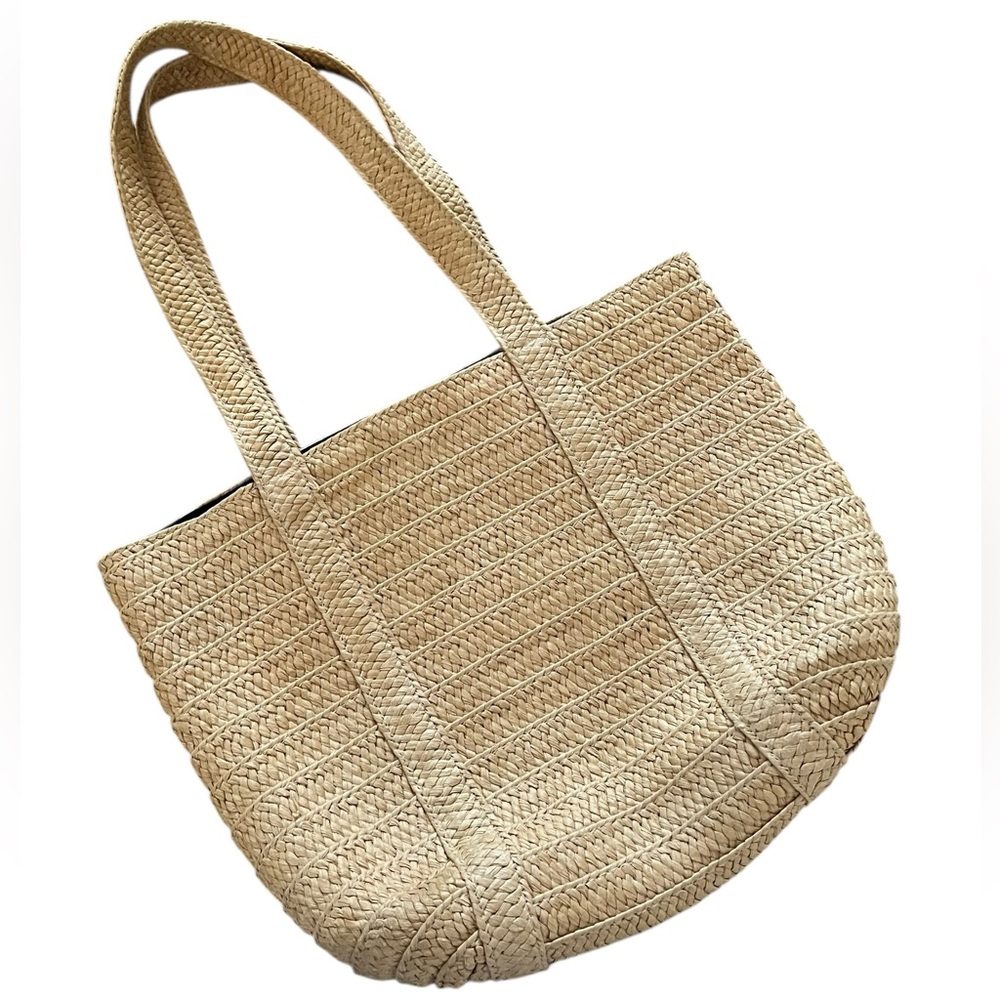 Draper Hames Woven Straw Tote Shoulder Bag 👜